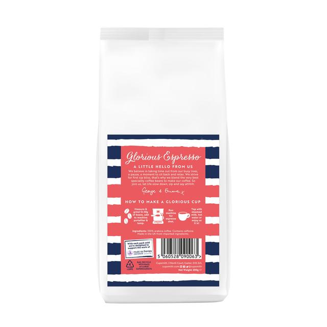 CUPSMITH Glorious Espresso - Whole Bean   200g GOODS M&S   