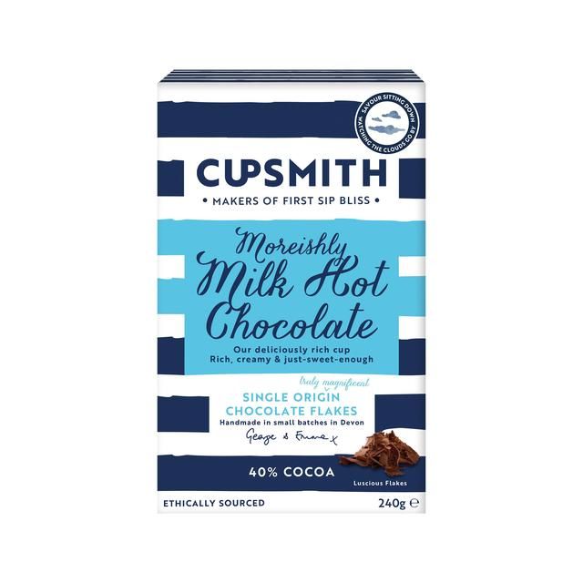 CUPSMITH Hot Chocolate Flakes - Milk Chocolate   240g GOODS M&S   