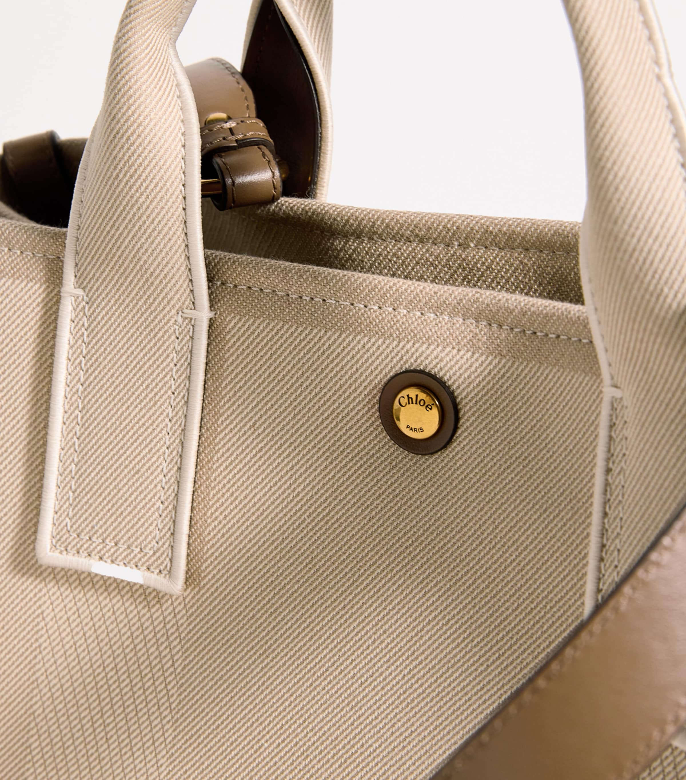 Chloé canvas carry tote bag medium - British product