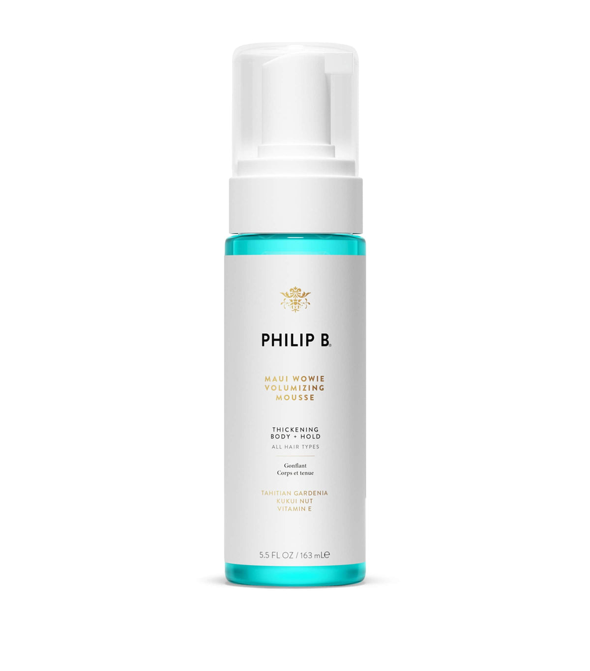 Philip B Maui Wowie Volumizing Mousse 163ml, imported from the UK