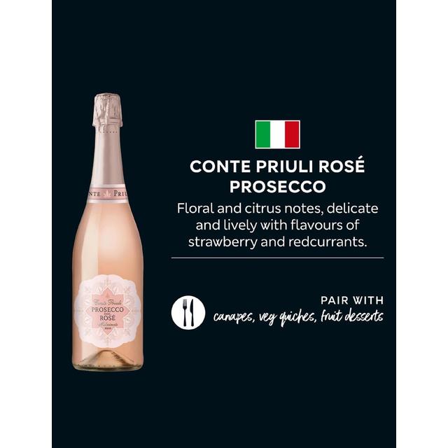 M&S Conte Priuli Prosecco Rose   75cl GOODS M&S   