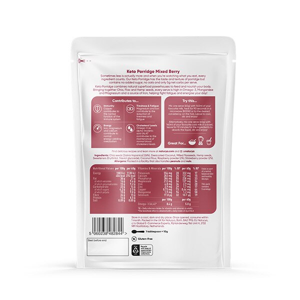 Naturya Keto Porridge Mixed Berry 300g GOODS Superdrug   