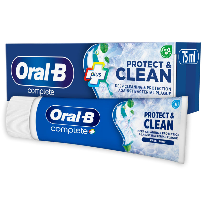 Oral-B Complete whitening toothpaste & mouthwash GOODS ASDA   