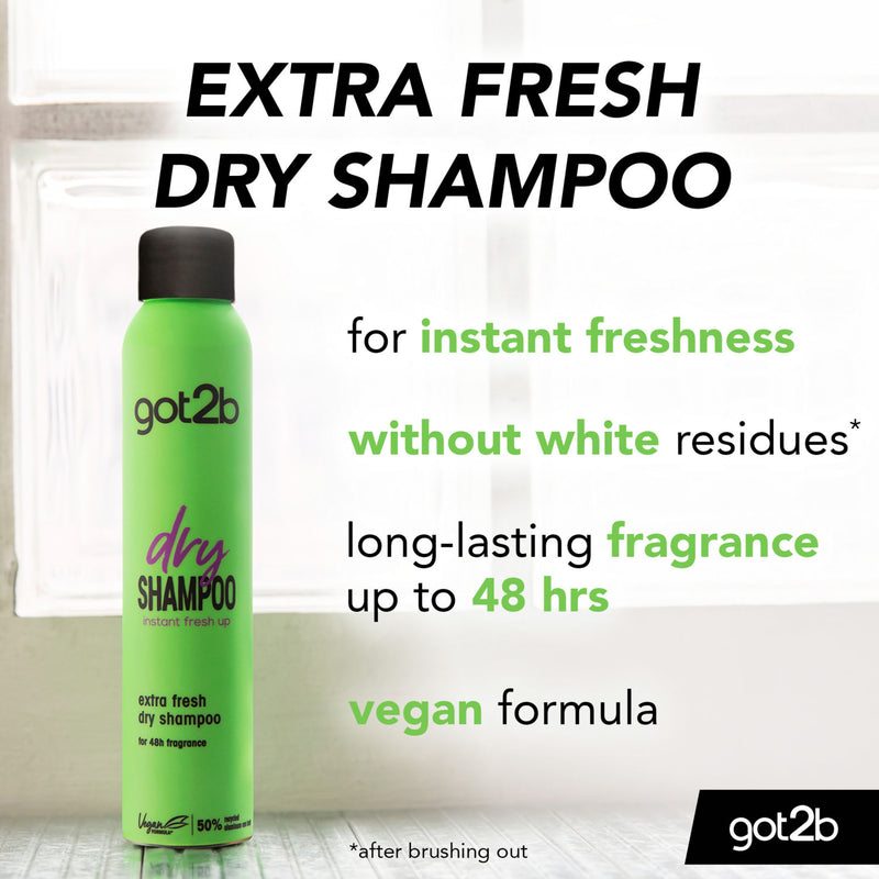 got2b dry shampoo extra fresh scent 200ml, UK version