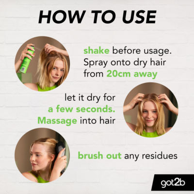 got2b dry shampoo extra fresh scent 200ml, UK version