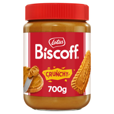 Lotus Biscoff crunchy spread 700g, imported from the UK