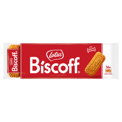 Lotus Biscoff caramelised biscuits snack pack 248g, UK version