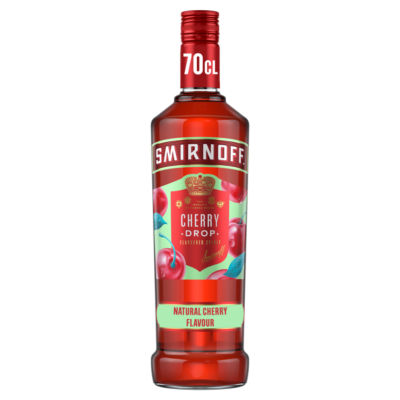 Smirnoff Cherry Drop flavoured spirit drink 70cl, UK version