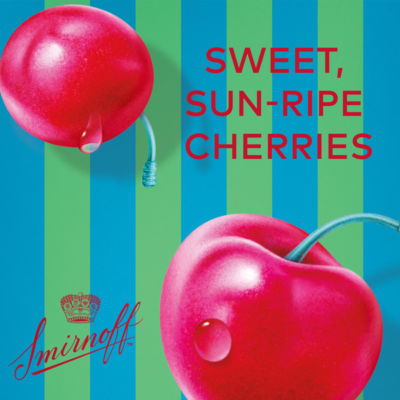 Smirnoff Cherry Drop flavoured spirit drink 70cl, UK version