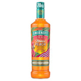 Smirnoff Miami Peach flavoured vodka 70cl (British brand)