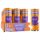 Smirnoff Mango & Passionfruit Twist ready to drink 250ml can (British brand)