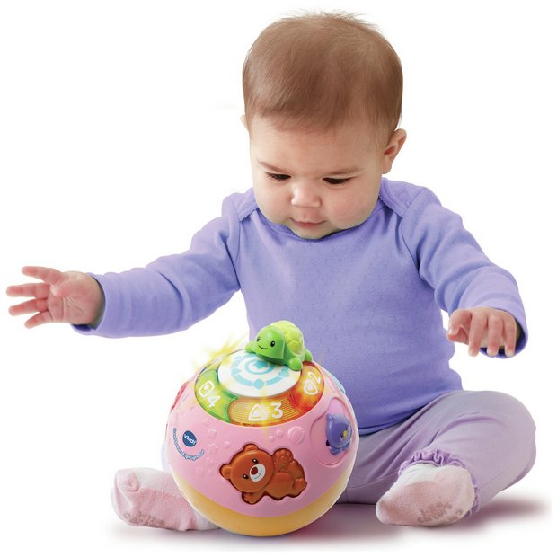 Vtech Crawl and Learn Ball pink baby toy - British product