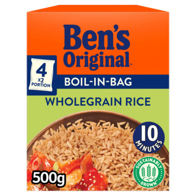 Ben's Original boil-in-bag wholegrain rice 500g - British product