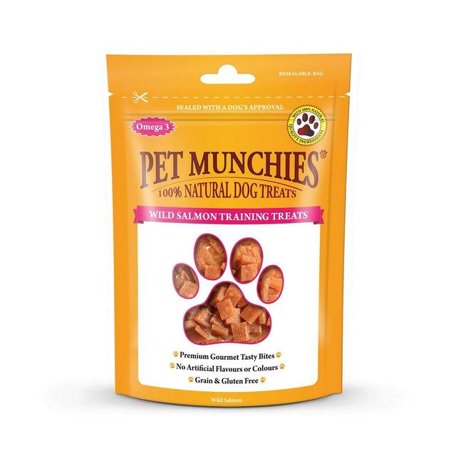 Pet Munchies Wild Salmon Training Dog Treat   50g