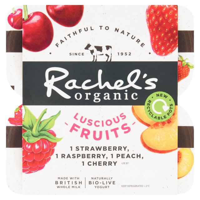 Rachel's Organic Luscious Fruits Multi   4 x 110g