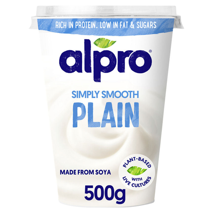 Alpro Plain Soya Yoghurt Alternative GOODS ASDA   