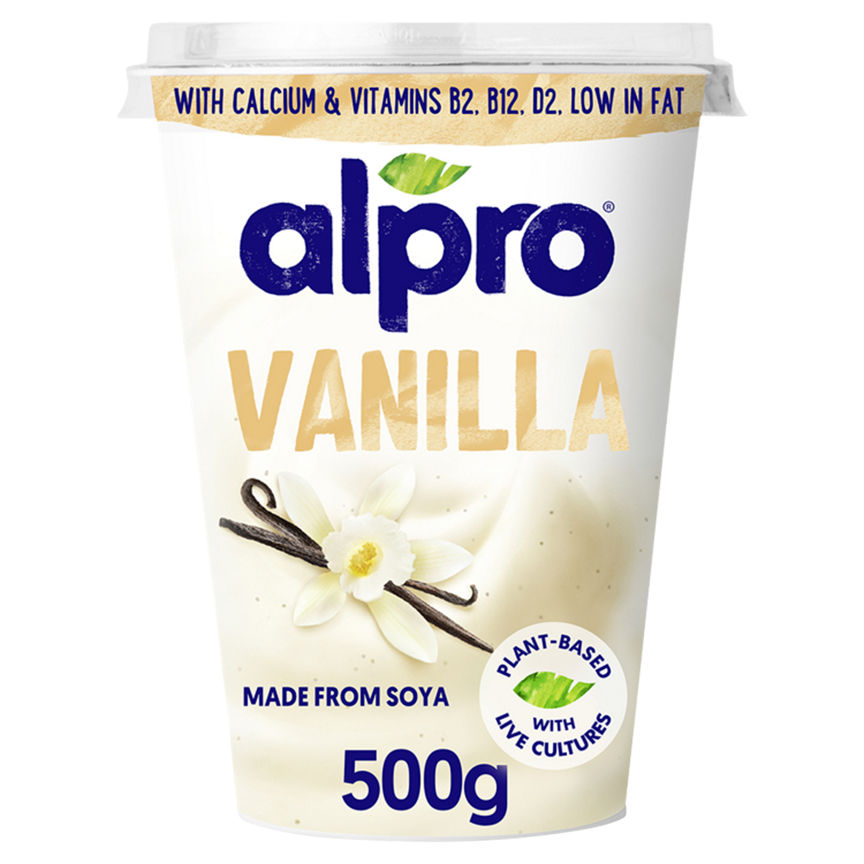 Alpro Vanilla Soya Yoghurt Alternative GOODS ASDA   