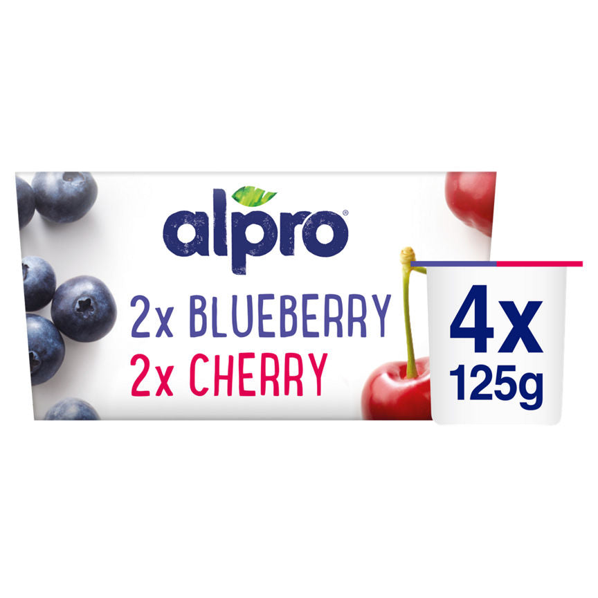 Alpro Blueberry & Cherry Yoghurt Alternative GOODS ASDA   