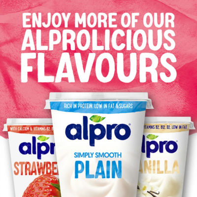 Alpro Blueberry & Cherry Yoghurt Alternative 4x125g - British product