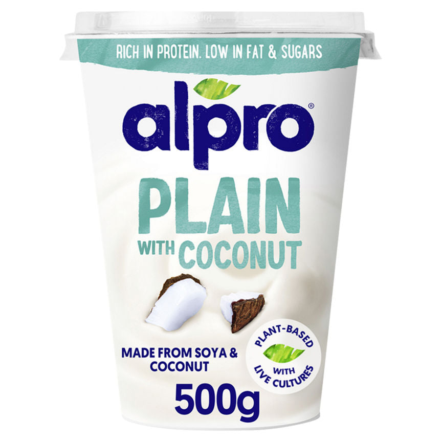 Alpro Plain With Coconut Yoghurt Alternative GOODS ASDA   