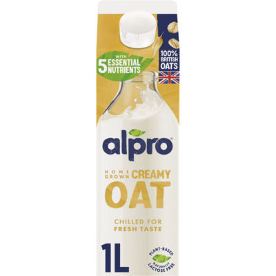 Alpro Havre Plantebasert Avkjølt Drikk Vegansk Melkefri 1L
