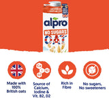 Alpro oat drink no sugar 1L - British product