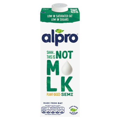 Alpro Plant-Based Semi Oat Drink 1L - British product