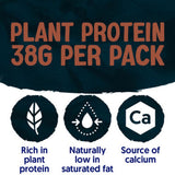 Alpro high protein chocolate soya drink 750ml, imported from the UK