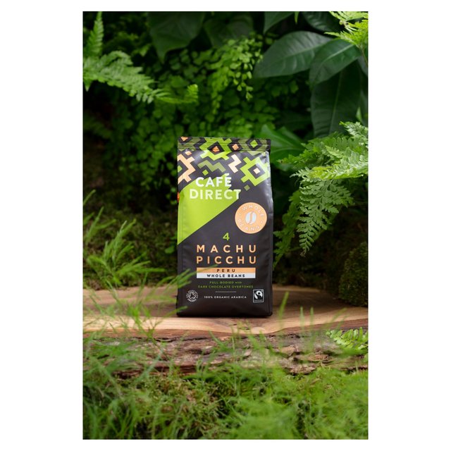 Cafedirect Fairtrade Organic Machu Picchu Peru Coffee Beans   227g GOODS M&S   