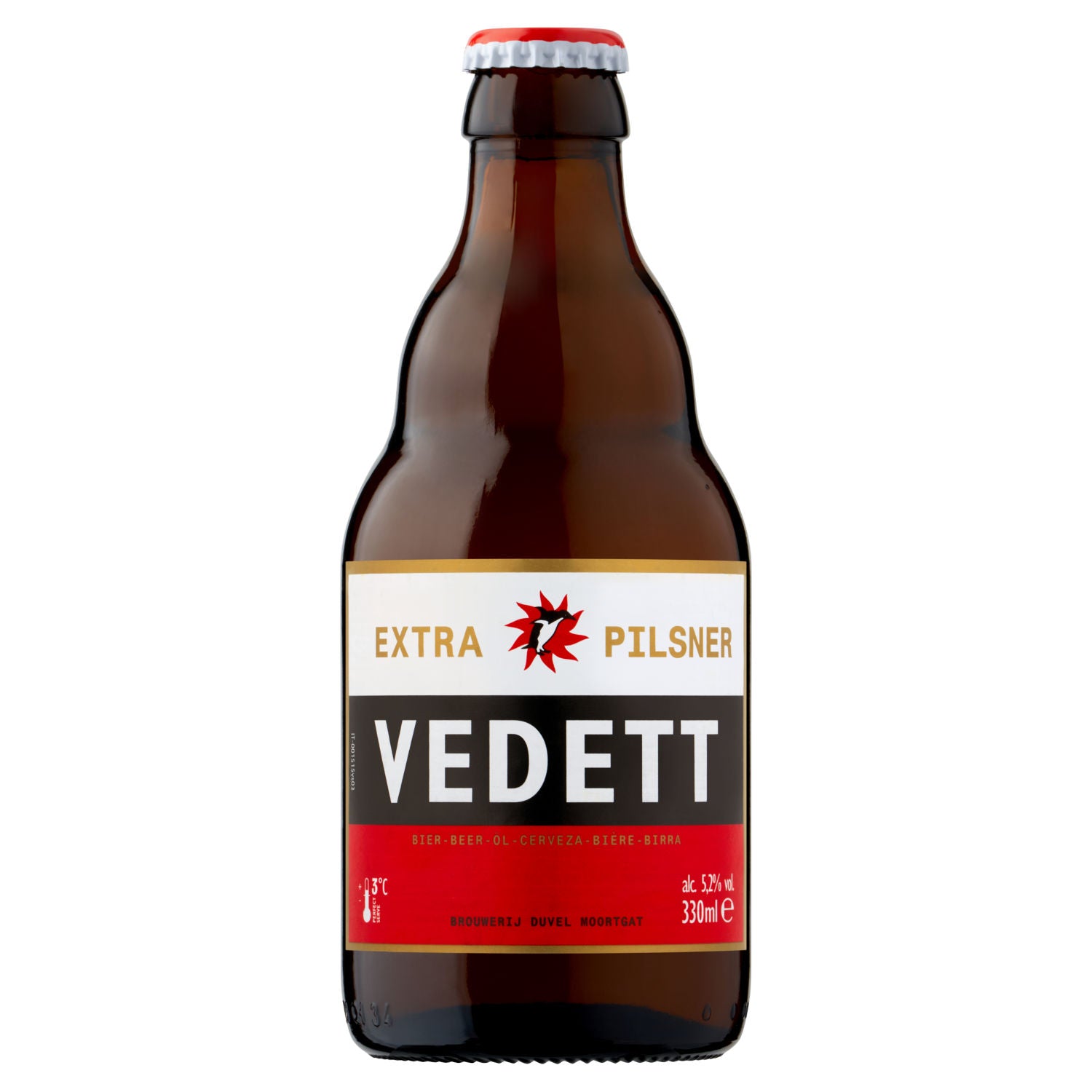 Vedett Extra Pilsner beer 330ml - British product