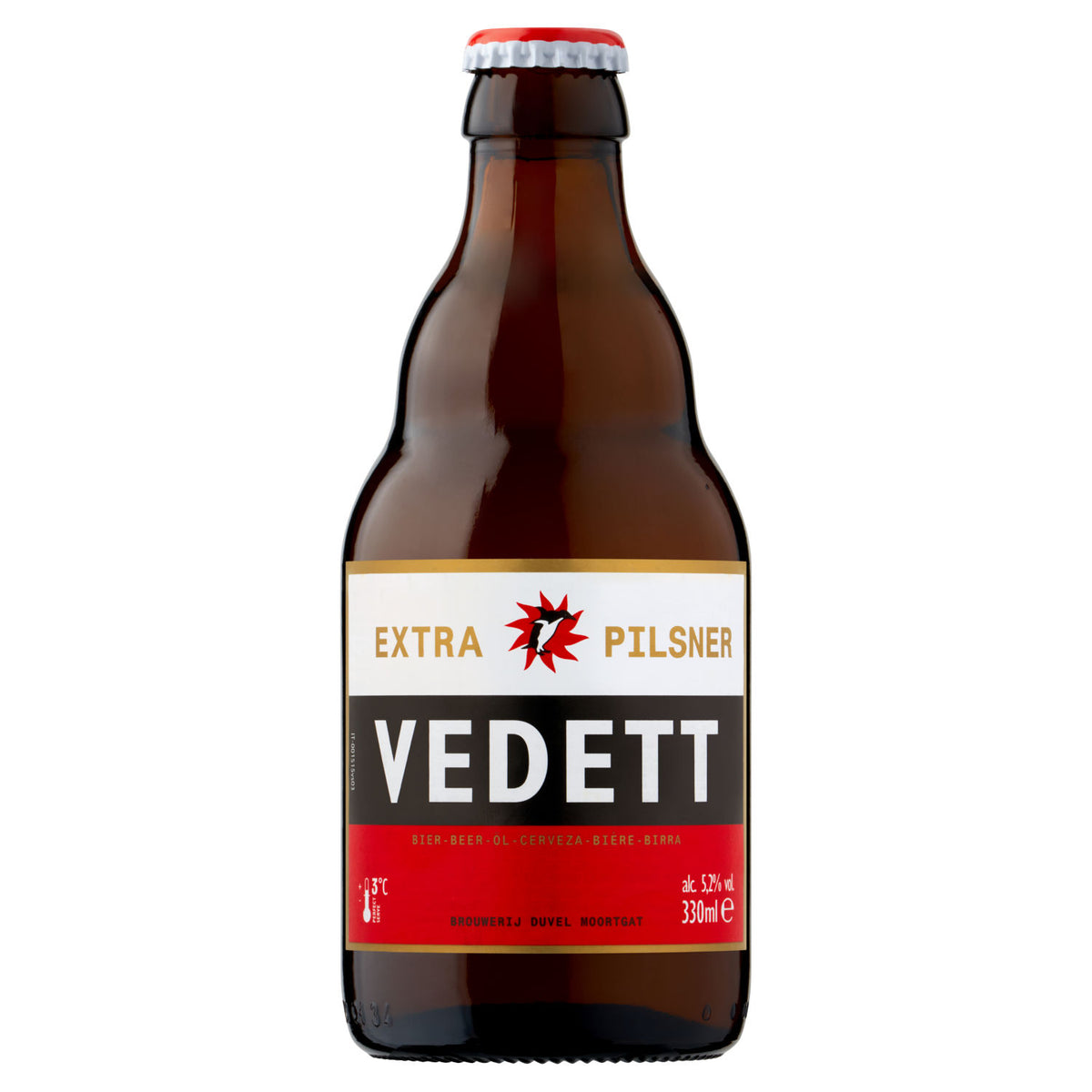 Vedett Extra Pilsner beer 330ml - British product
