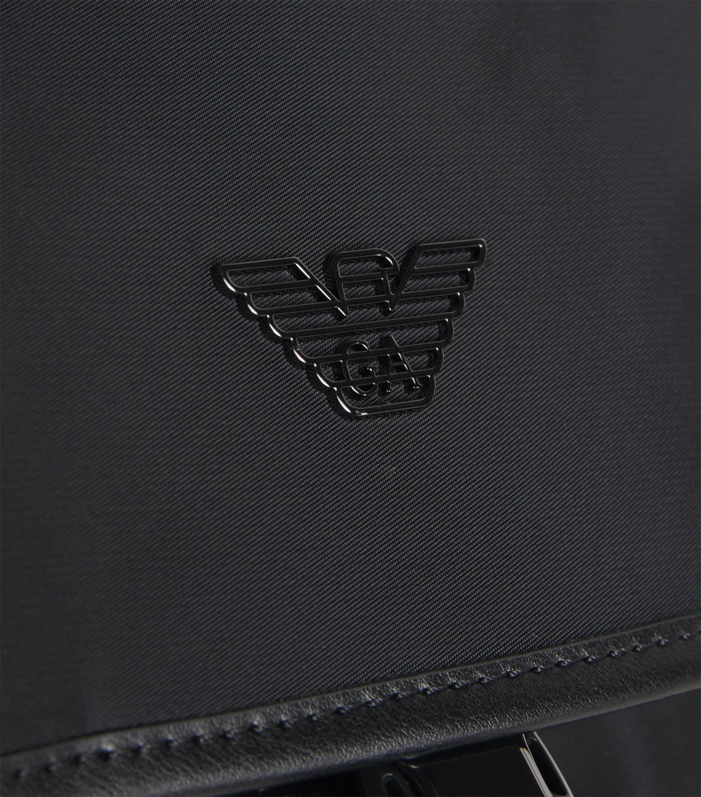 Emporio Armani Logo backpack with adjustable straps UK version