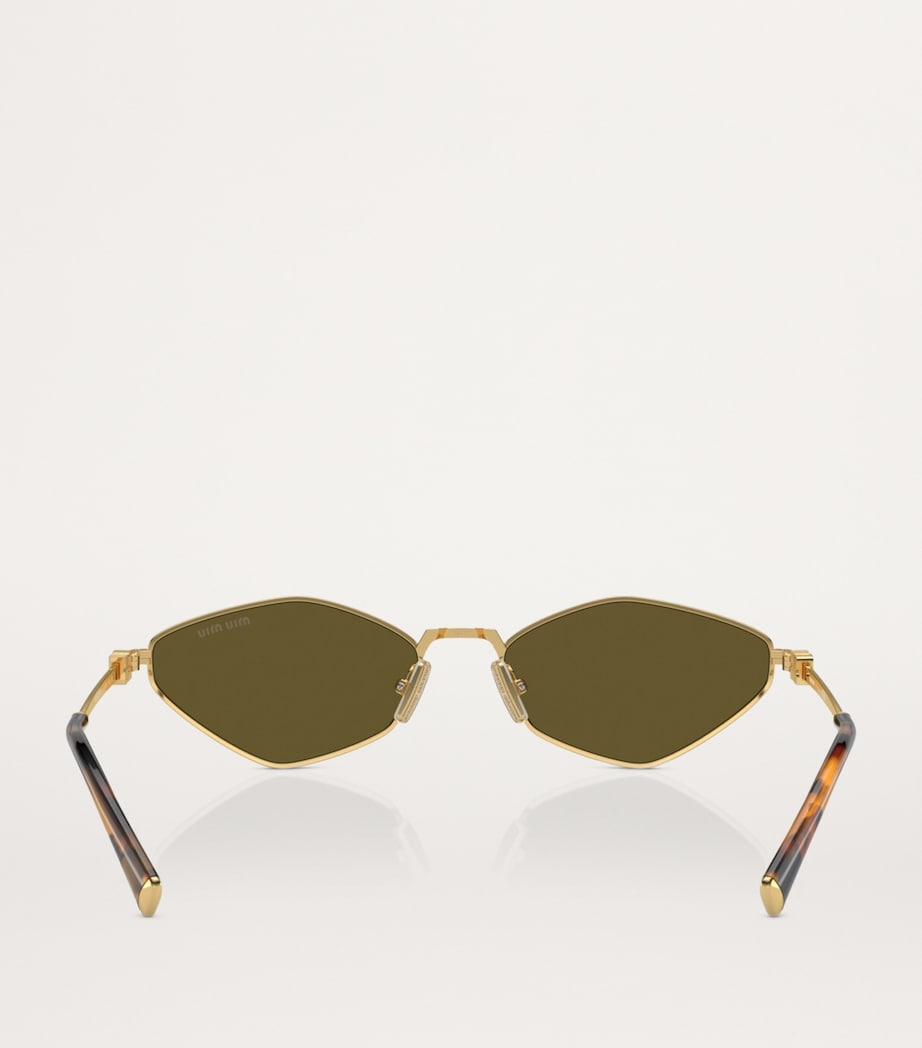 Miu Miu metal oval sunglasses - British product