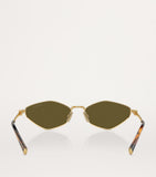 Miu Miu metal oval sunglasses - British product