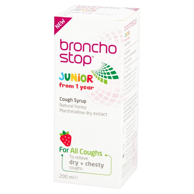 BronchoStop Junior Cough Syrup   200ml GOODS M&S   