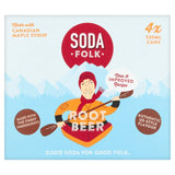 Soda Folk Root Beer    4 x 330ml GOODS M&S   