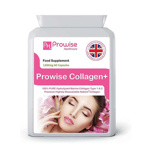 Prowise Marine Collagen Type 1 and Type 2 1200mg 60 Capsules GOODS Superdrug   