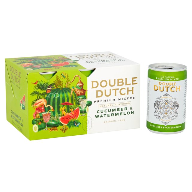 Double Dutch Cucumber and Watermelon   6 x 150ml GOODS M&S   