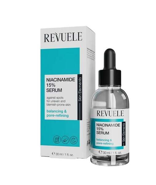 Revuele Skin Elements Niacinamide 15 Percent Serum, imported from the UK