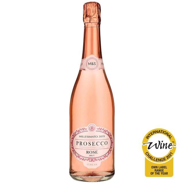 M&S Prosecco Rose Brut   75cl GOODS M&S   