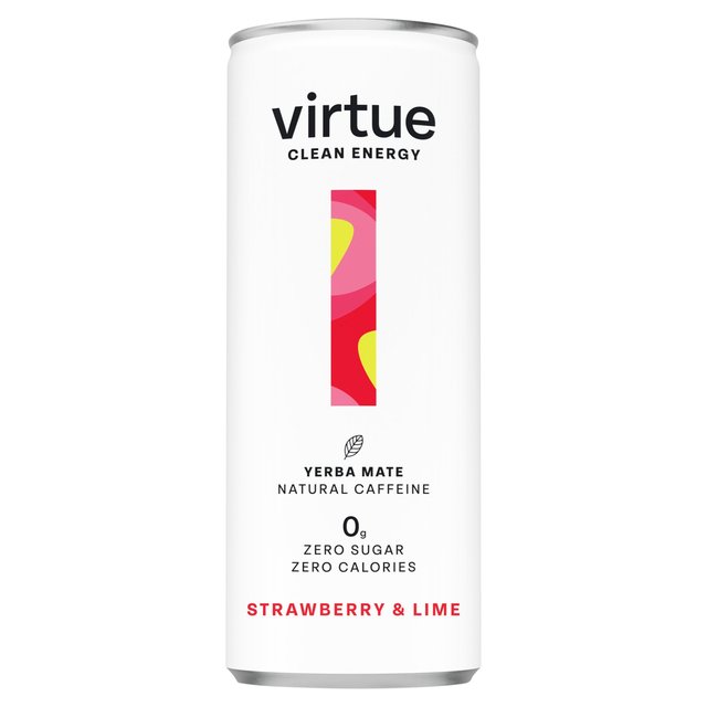 Virtue Yerba Mate Energy Strawberry & Lime   250ml GOODS M&S   