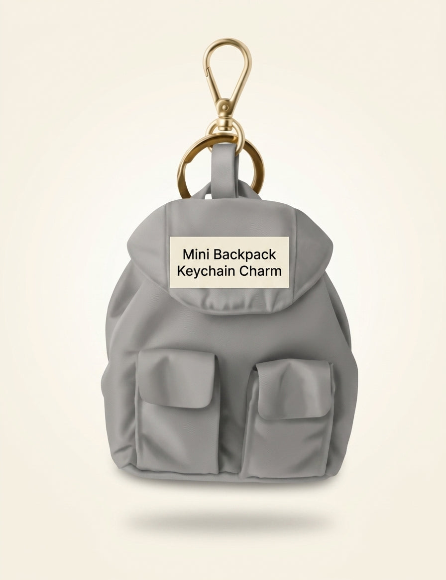 Prada Mini Icon Re-Nylon bag charm, imported from the UK