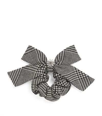 Harrods Self-Portrait Kids Wool-Blend Check Hair Bow Kids Hair Accessory- Buy online at McGrocer
