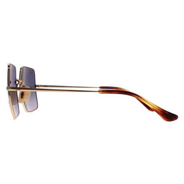 Ray-Ban Square RB1971 gold frame women sunglasses - British product