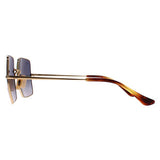 Ray-Ban Square RB1971 gold frame women sunglasses - British product