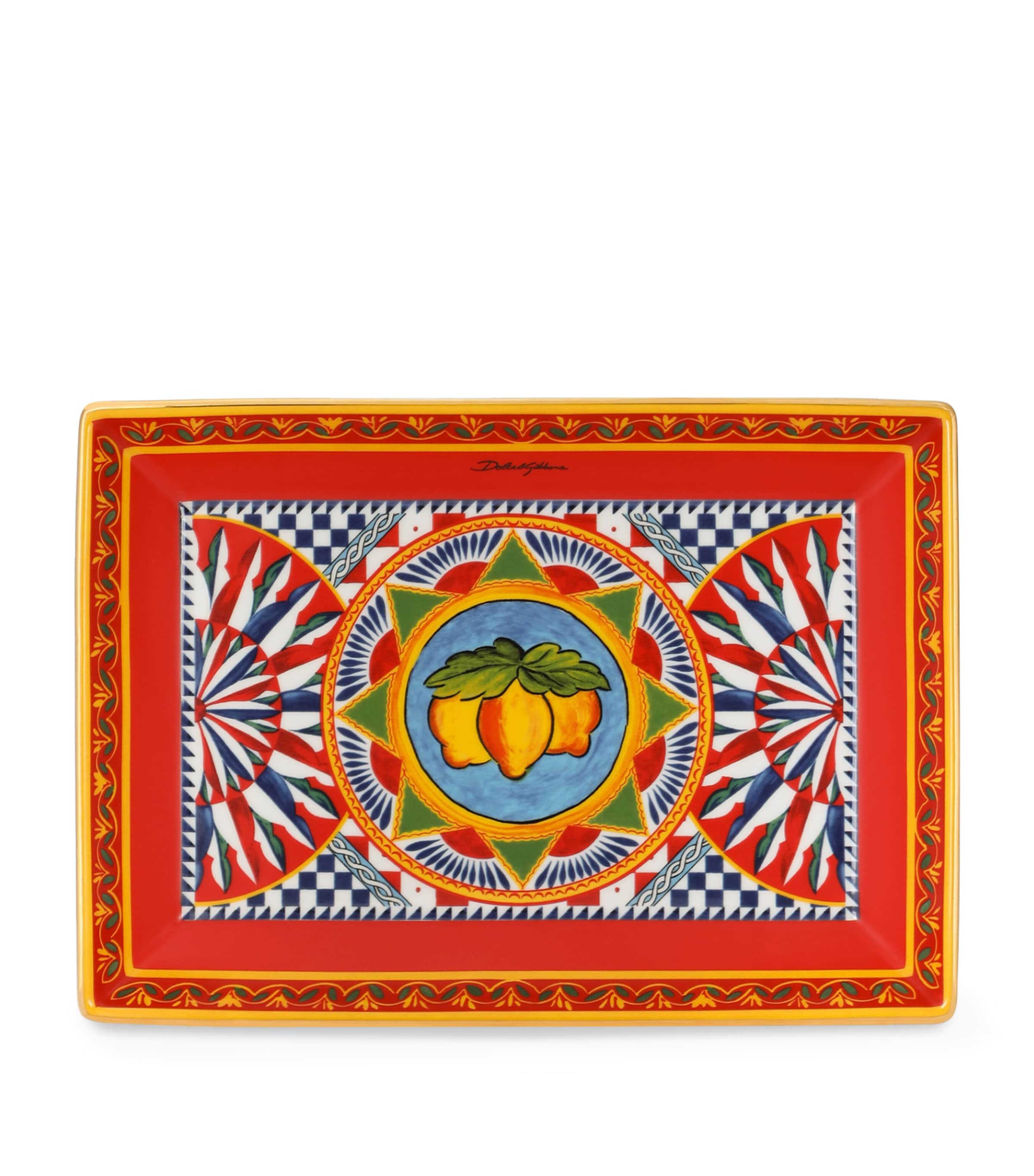 Dolce&Gabbana porcelain Carretto trinket tray - British product
