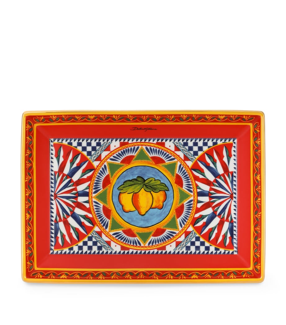 Dolce&Gabbana porcelain Carretto trinket tray - British product