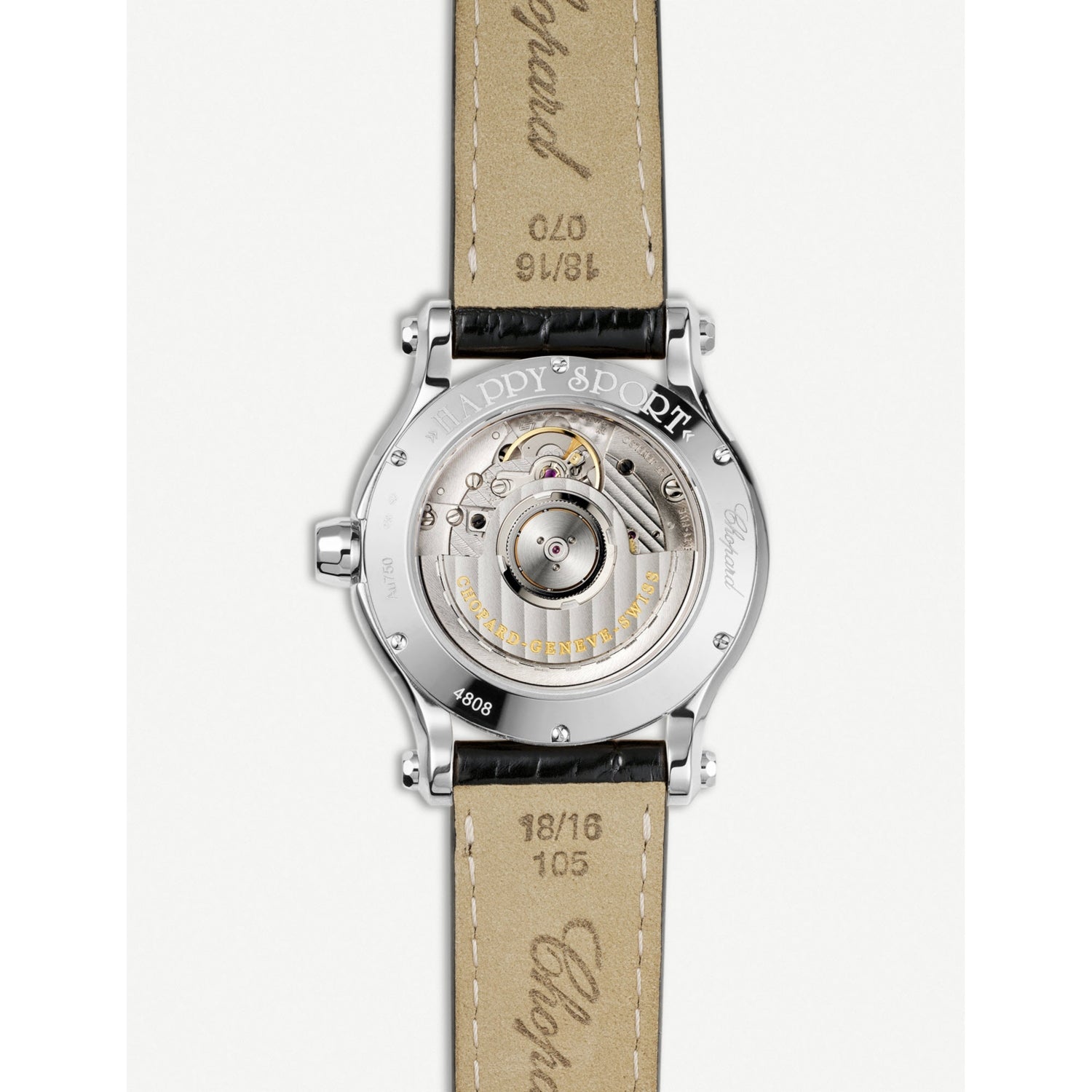 Chopard Happy Sport Medium stainless steel diamond watch 36mm - British product