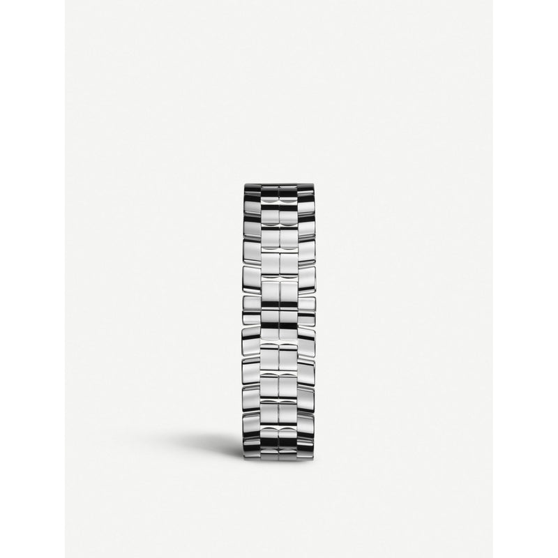 Chopard Happy Sport medium watch in stainless steel with diamonds (British brand)