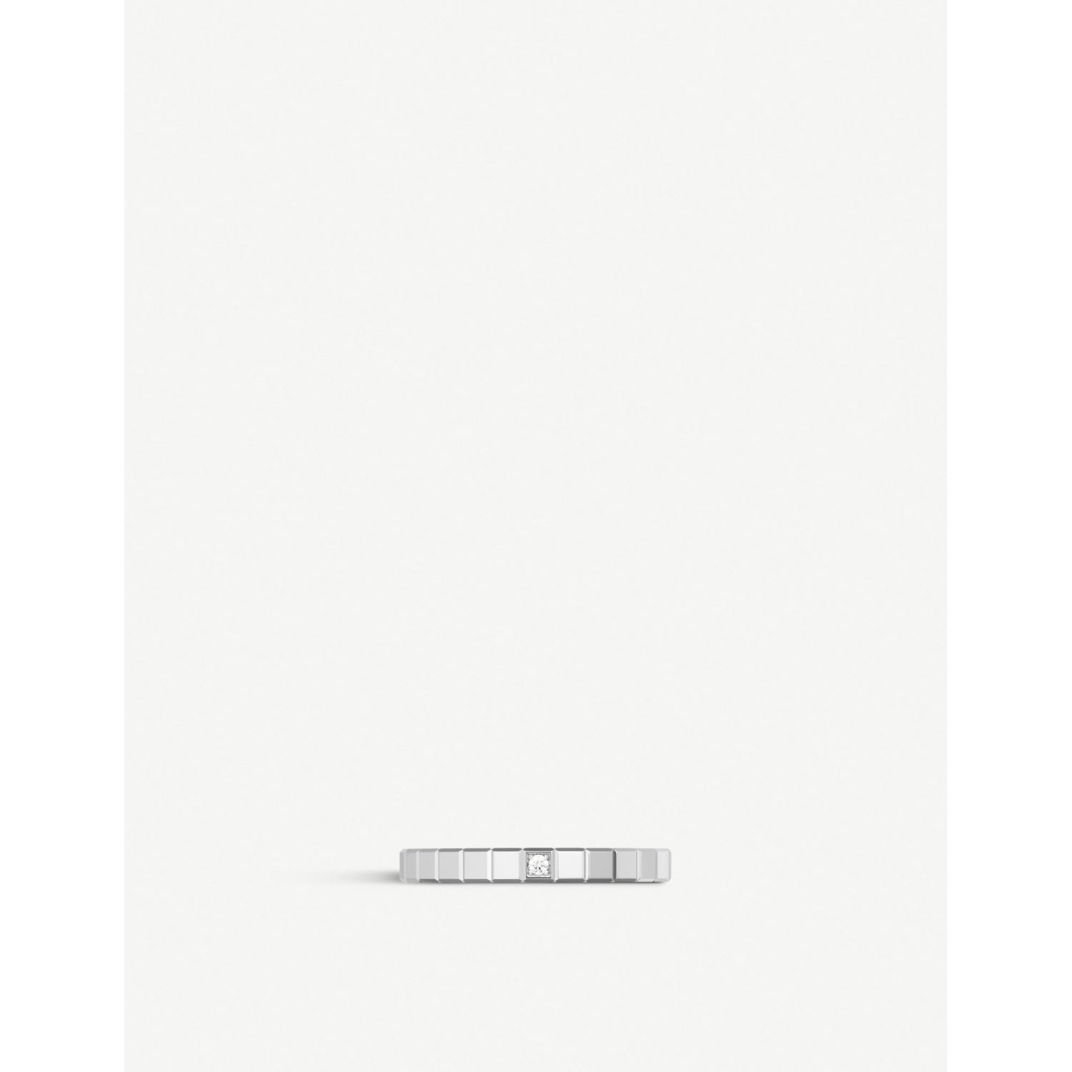 Chopard Ice Cube 18ct white-gold diamond ring, imported from the UK